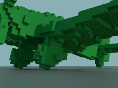 Lego Plane 3D model