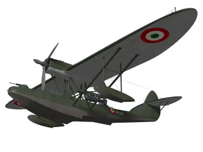 CANT Z501 Gabbiano 3D model