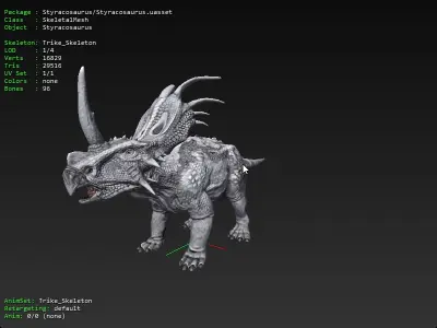 Three for the Price of One Triceratops ARK Survival 3D print model