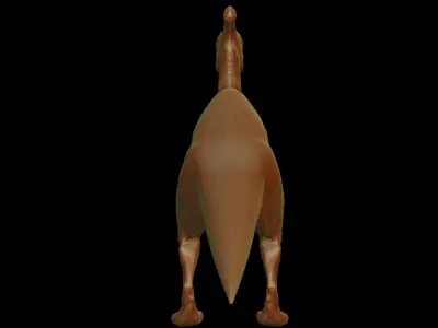 Parasaurus dinosaur 3D print model