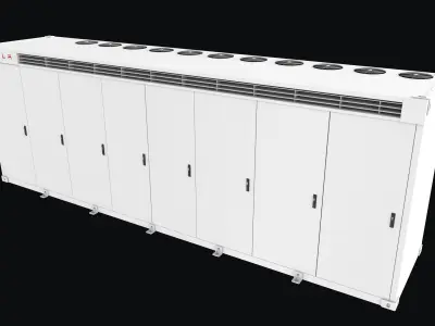 Energy Storage System Tesla Megapack 3D model
