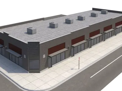 Retail-107 Retail Store 3D model