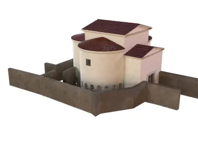 Auges Low-poly 3D model