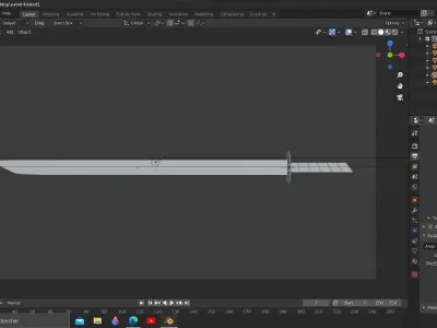 sword 3d Free 3D model