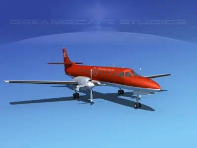 Swearingen SA226 Metroliner Northwest 3D model