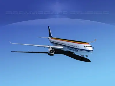 Airbus A330-300 Belgian Air Force  3D model
