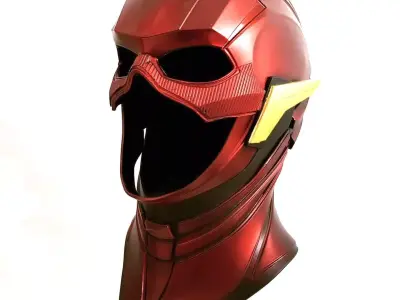 The Flash Justice League Helmet 3D Print Files 3D print model