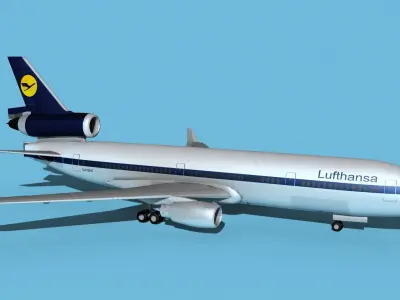 McDonnell Douglas MD-11 Lufthansa 3D model