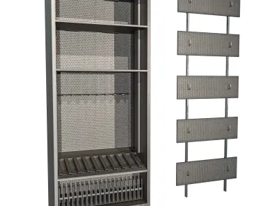 Gun Storage Rack Pack Low-poly 3D model