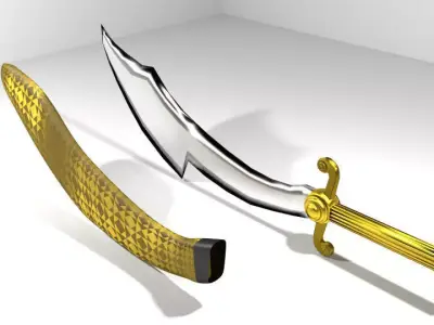 Sword - Fantasy Type 1 3D model