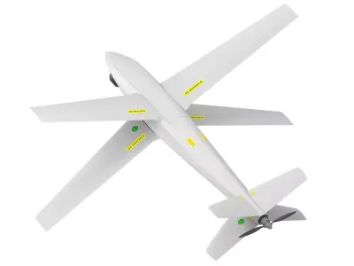 Ukrainian RAM 2X kamikaze drone 3D model