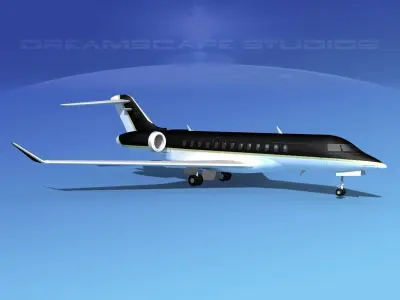 Bombardier Global Express 6000 V12 3D model