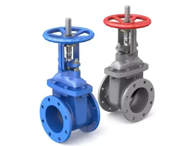 Gate Valve - Parallel Slide 3D model