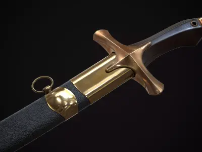 Mameluke sword 3D model