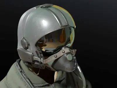 FLIGHT SUIT 90s Pilot 3D model