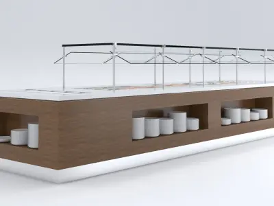 Salad Bar 3D model