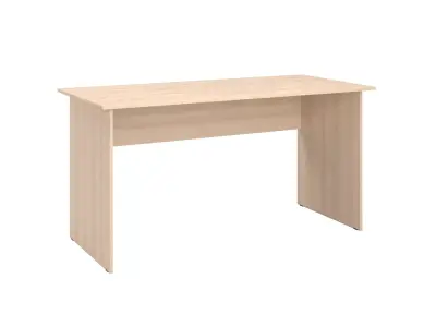 Simple Wooden Table for Office or Classroom 1500x700x760 mm Free low-poly 3D model