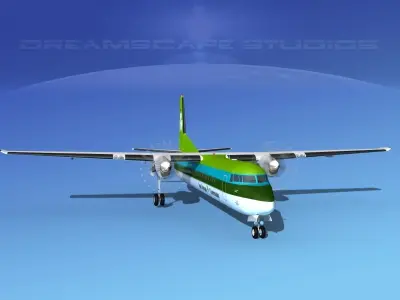 Fokker F-60 Aer Lingus 3D model