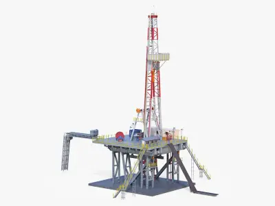 Land Rig 3D model purchase