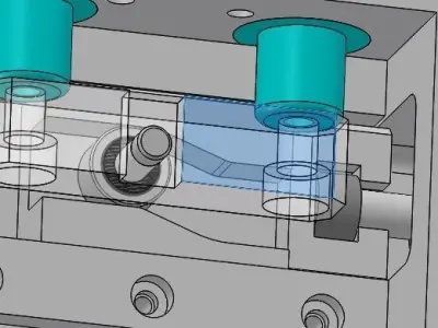 Clever z axis transverse mechanism 3D model