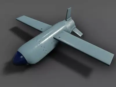 LOCAAS unmanned aerial vehicle - unmanned aerial vehicle Low-poly 3D model