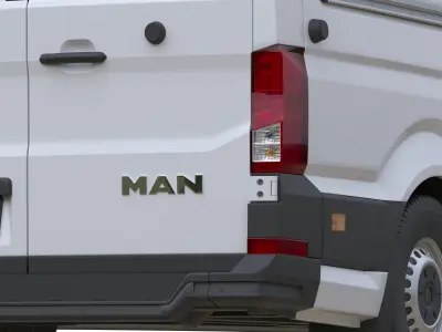 MAN TGE  Panel Van 3D model