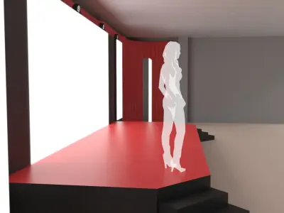 Conference Stage 1 3D model