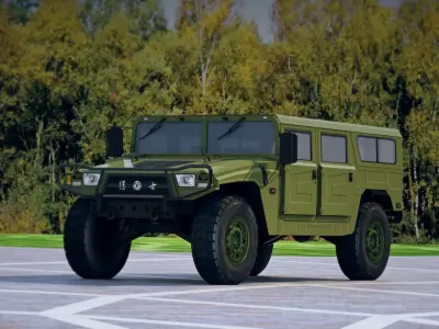 Dongfeng Mengshi Low-poly 3D model