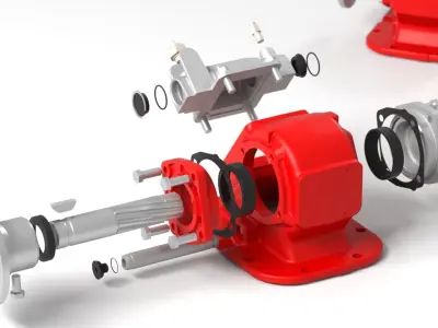 Parker Chelsea PTO Power Total Output 3D model