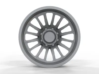 Cali Off Road Dually Rear Wheels 3D model