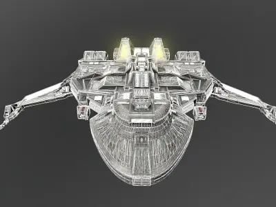 32Maquis-Raider star wars spaceship 3D model