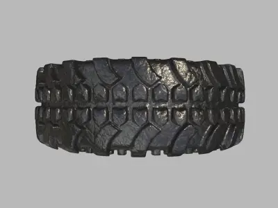 Tire 4K 3D model