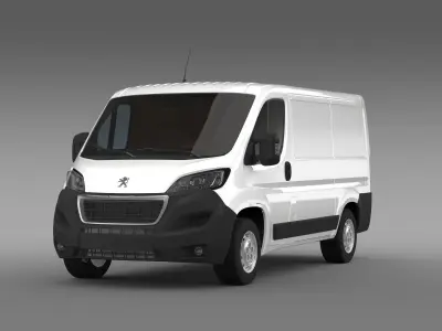 Peugeot Boxer Van L1H1 2017 3D model
