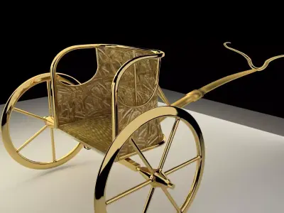 King Tut Chariot   3D model