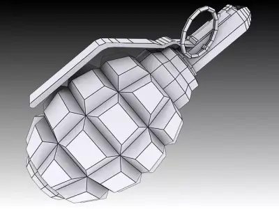 F1 Grenade 3D model