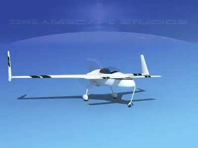 Rutan VariEze V07 3D model