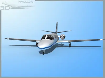Falcon3D Citation V C560 F11 3D model