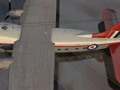 Bristol Type 170 Freighter Mk-31 3D model
