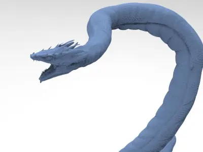 Snake mountain snake 1 3D model