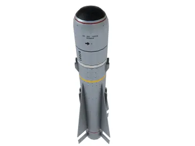 Missile maverick agm 65g Rocket Low-poly 3D model