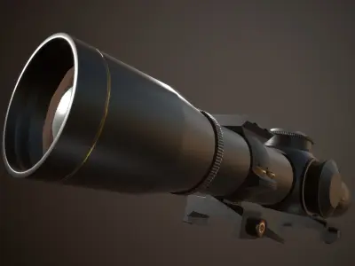 FX II Short Range Scope Free low-poly 3D model
