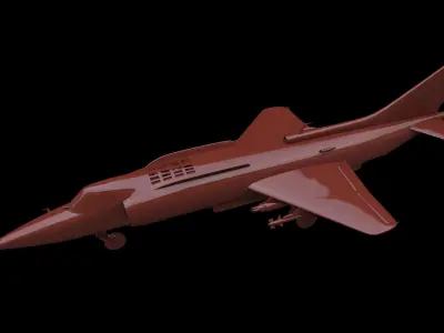 Yakovlev Yak-38 Free low-poly 3D model