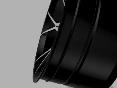 Alloy wheels Low-poly 3D model