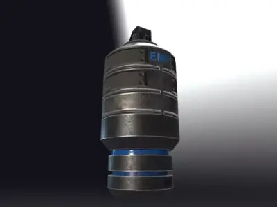 EMP Grenade Low-poly 3D model