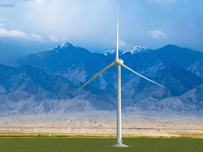 Large Wind Turbine 3D model