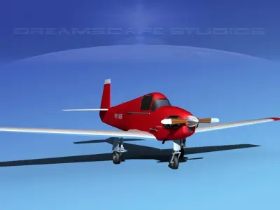 Mooney M-18 Mite V04 3D model