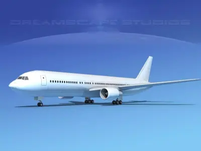 Boeing 767-300 LP SS 3D model