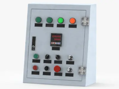 Control Stations Panels 3D model