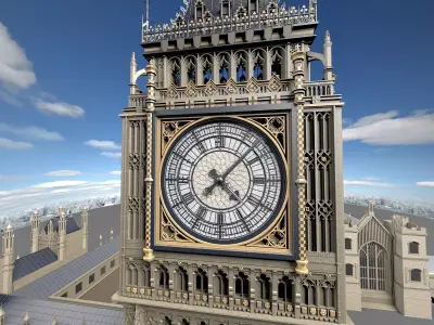 Big Ben London 3D model