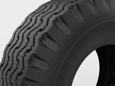 Goodyear Tracker AT 10 15 LT tire Free 3D model